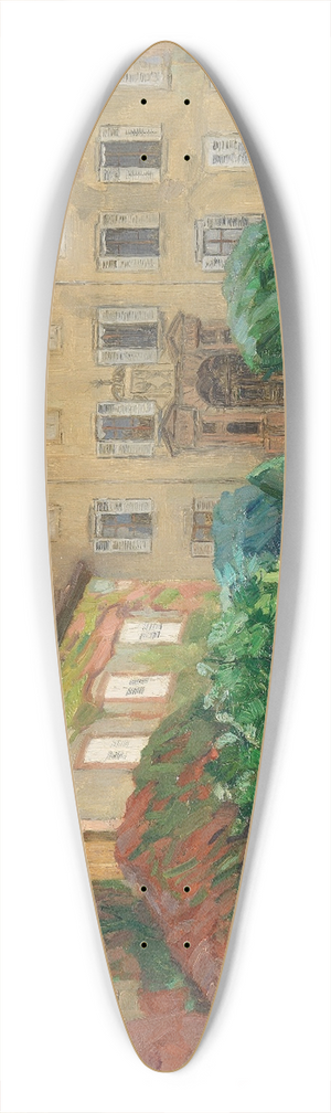 Wilhelm Trbner - Schlohof in Baden-Baden im September 39.3 inch art pintail longboard deck