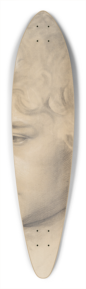 Wilhelm von Kgelgen - Portrait of a Young Man 39.3 inch art pintail longboard deck