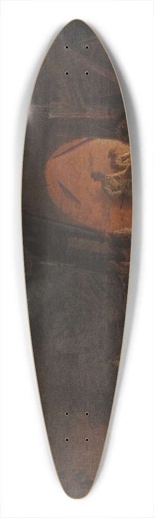Wilhelm Wallander - Masugnen 39.3 inch art pintail longboard deck