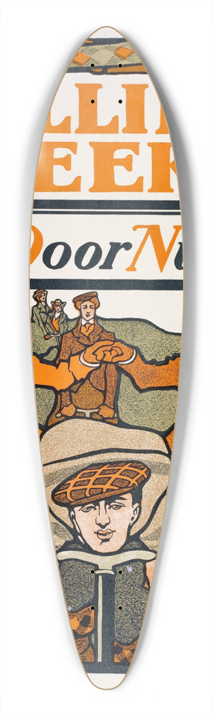 Will Bradley - Colliers weekly. Out door number. 39.3 inch art pintail longboard deck Will Bradley - Colliers weekly. Out door number. 39.3 inch art pintail longboard deck