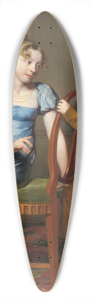 Willem Bartel van der Kooi - Piano Practice Interrupted 39.3 inch art pintail longboard deck