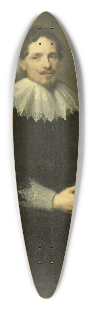 Willem Bartel van der Kooi - Sebastiaan Leerse, Merchant of Antwerp 39.3 inch art pintail longboard deck