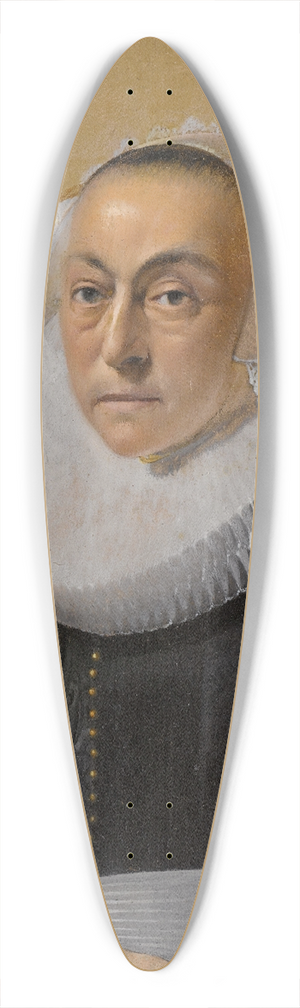 Willem Cornelisz Duyster - Portrait of a Woman 39.3 inch art pintail longboard deck