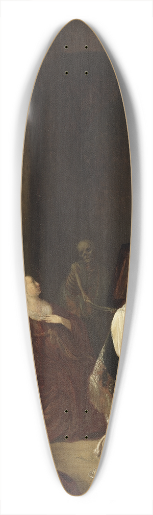 Willem de Poorter - Vanitas Allegory 39.3 inch art pintail longboard deck