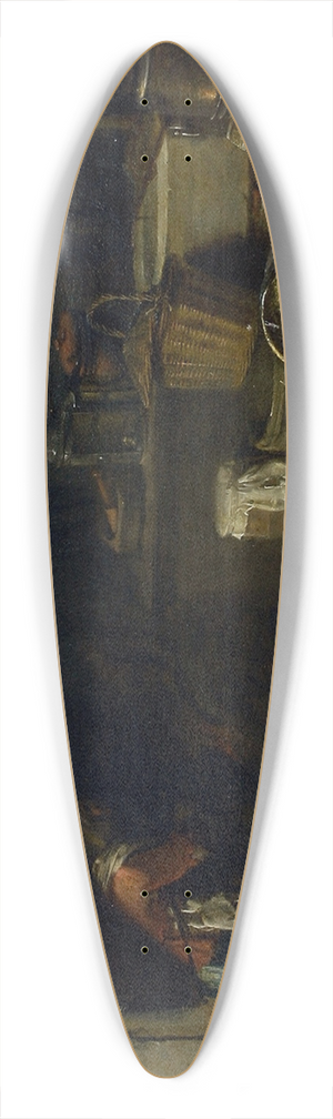 Willem Kalf - Kitchen Interior 39.3 inch art pintail longboard deck