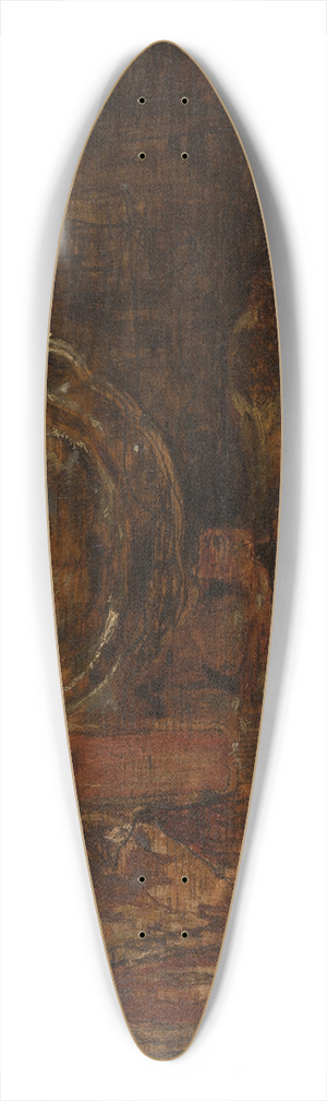 Willem Linnig the Younger - Still Life with Pewter Dish 39.3 inch art pintail longboard deck