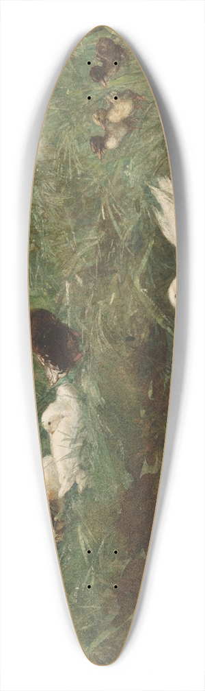 Willem Maris - Eenden aan de slootkant 39.3 inch art pintail longboard deck