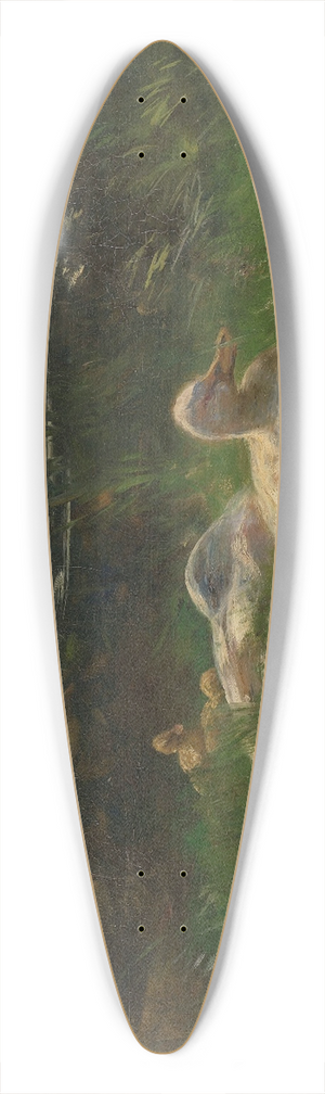 Willem Maris - Eenden 39.3 inch art pintail longboard deck