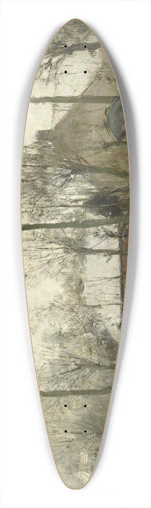 Willem Maris - Winterlandschap 39.3 inch art pintail longboard deck