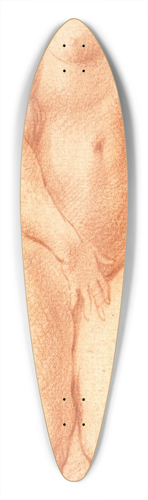 Willem Panneels - Venus og Amor. Georg Petels skulpturgruppe set drejet halvt mod hjre 39.3 inch art pintail longboard deck