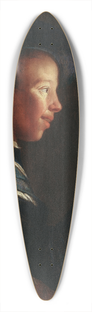Willem van der Vliet - Young Man with a Glass Goblet 39.3 inch art pintail longboard deck