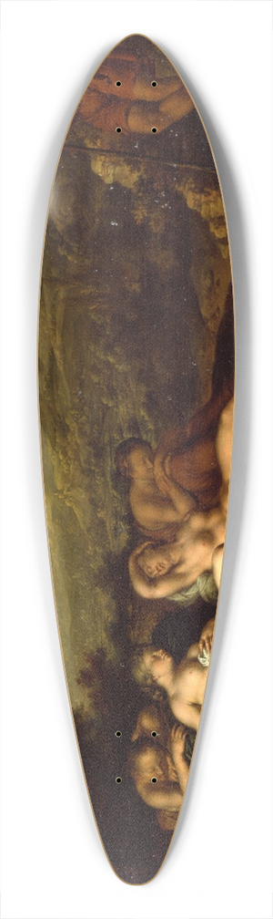 Willem Van Mieris - Cimon and Iphigenia 39.3 inch art pintail longboard deck