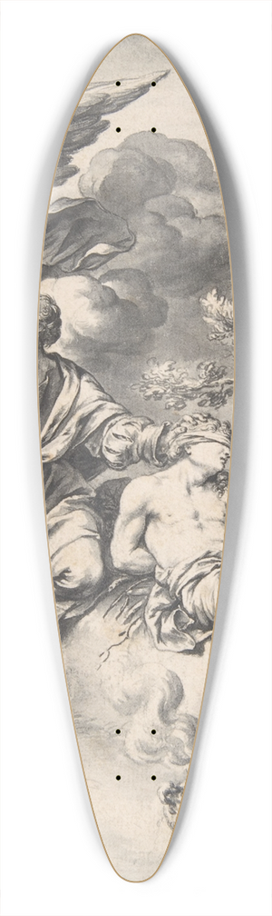 Willem Van Mieris - The Sacrifice of Isaac 39.3 inch art pintail longboard deck