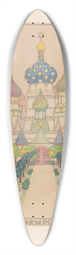 Willem Wenckebach - Marsepeinslot 39.3 inch art pintail longboard deck Willem Wenckebach - Marsepeinslot 39.3 inch art pintail longboard deck