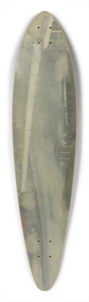 Willem Witsen - Gezicht bij het Oosterpark te Amsterdam 39.3 inch art pintail longboard deck