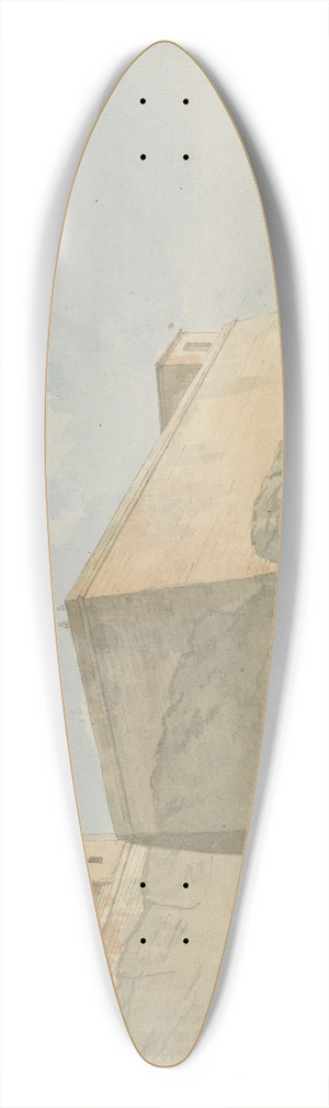 Willey Reveley - Malta 39.3 inch art pintail longboard deck