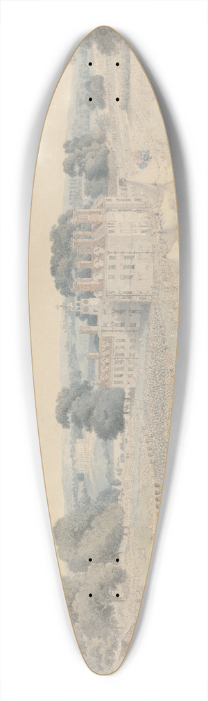 William Alexander - The Dinner in Mote Park, Maidstone, after the Royal Review of the Kentish Volunteers 39.3 inch art pintail longboard deck