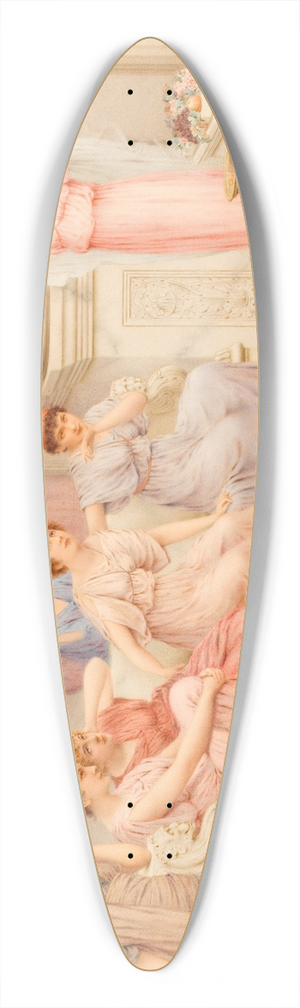 William Anstey Dolland - Ancient Rituals 39.3 inch art pintail longboard deck