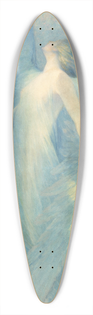 William Baxter Closson - The Angel 39.3 inch art pintail longboard deck