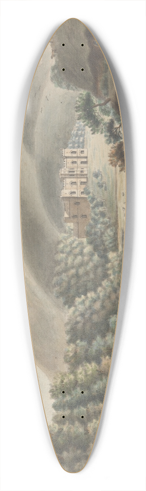 William Beilby - Kielder Castle, Northumberland 39.3 inch art pintail longboard deck