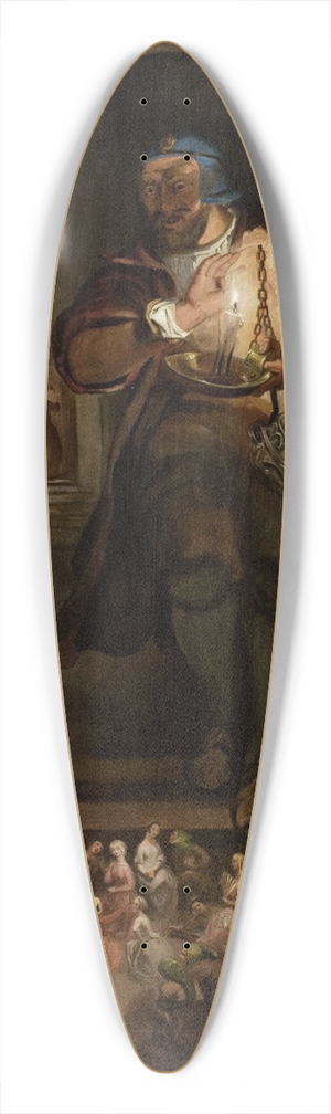 William Bell Scott - The Butlers Surprise On All Hallows Eve 39.3 inch art pintail longboard deck