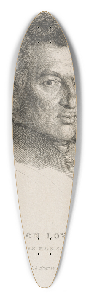 William Blake - Wilson Lowry 39.3 inch art pintail longboard deck
