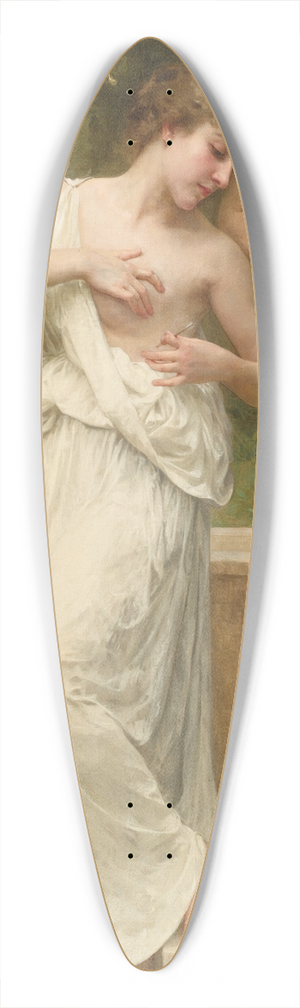William Bouguereau - Blessures Damour 39.3 inch art pintail longboard deck