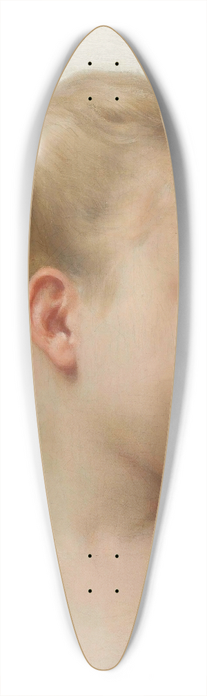 William Bouguereau - Etude; tte de petite fille (visage de profil) 39.3 inch art pintail longboard deck