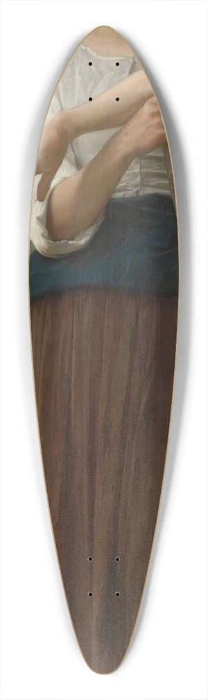 William Bouguereau - Jeune bergre debout 39.3 inch art pintail longboard deck
