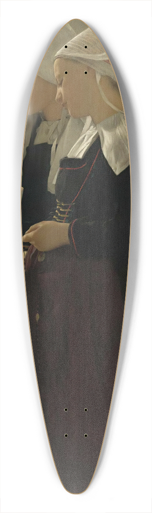 William Bouguereau - Levoeu  Sainte-Anne-Dauray 39.3 inch art pintail longboard deck