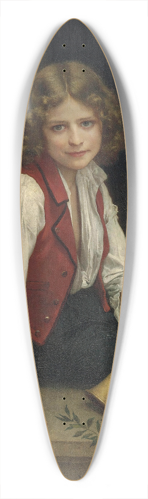 William Bouguereau - Pifferaro 39.3 inch art pintail longboard deck