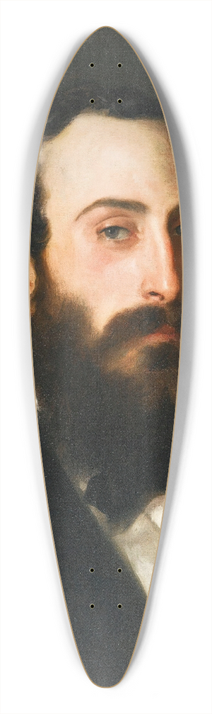 William Bouguereau - Portrait de Fernand Bartholoni 39.3 inch art pintail longboard deck
