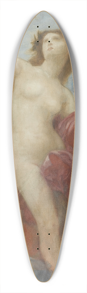 William Bouguereau - Studyfor le jour 39.3 inch art pintail longboard deck