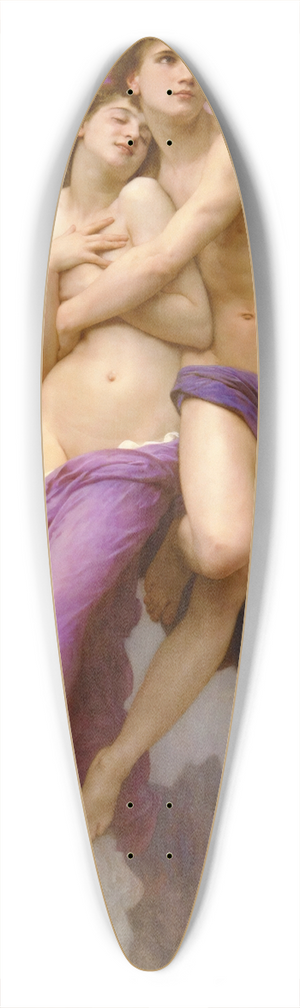 William Bouguereau - The abduction of Psyche 39.3 inch art pintail longboard deck