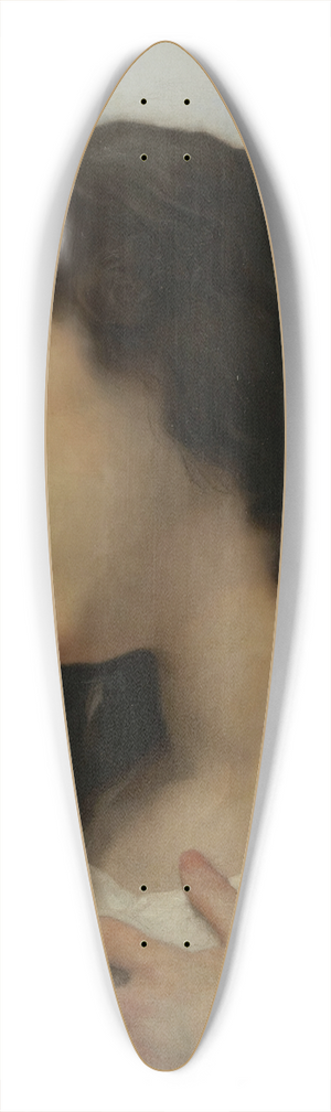 William Bouguereau - Woman with Iris 39.3 inch art pintail longboard deck
