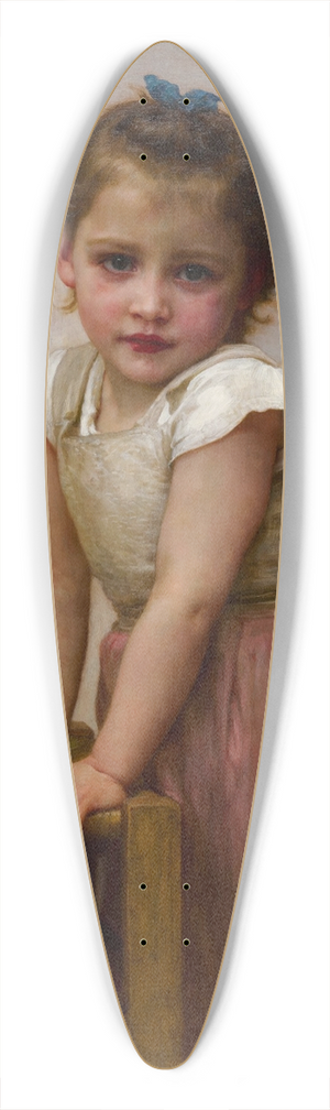 William Bouguereau - Yvonne 39.3 inch art pintail longboard deck