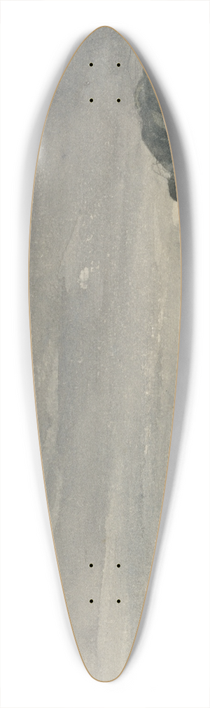William Callow - The Seine at St. Cloud 39.3 inch art pintail longboard deck