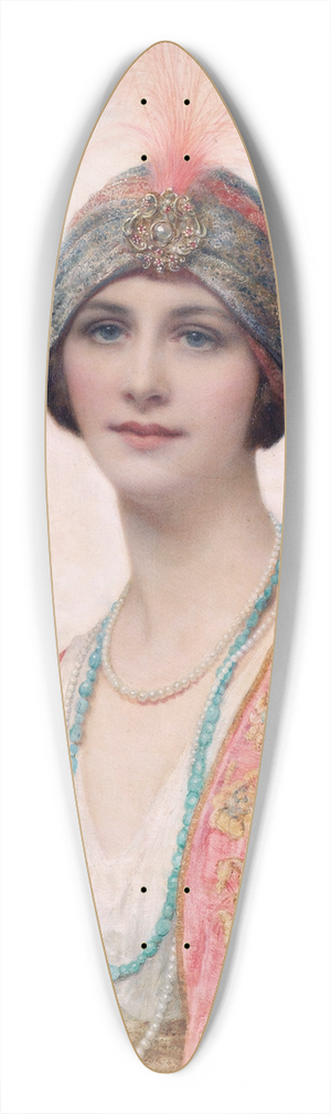 William Clarke Wontner - A Beauty In Eastern Costume 39.3 inch art pintail longboard deck William Clarke Wontner - A Beauty In Eastern Costume 39.3 inch art pintail longboard deck