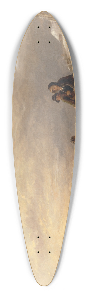 William Collins - Frost Scene 39.3 inch art pintail longboard deck