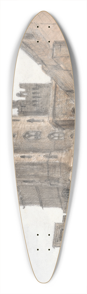 William Crotch - Windsor Castle 39.3 inch art pintail longboard deck