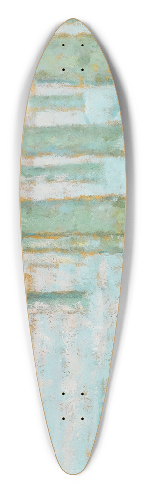 William Degouve de Nuncques - Hiver Dans La Foret 39.3 inch art pintail longboard deck