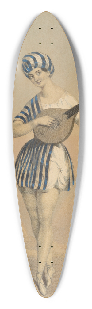 William Drummond - Celeste as the Arab boy 39.3 inch art pintail longboard deck