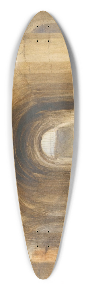 William Evans of Bristol - Figures In A Vaulted Passage 39.3 inch art pintail longboard deck