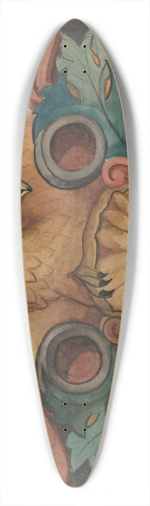 William Fergusson - Hose Holder 39.3 inch art pintail longboard deck