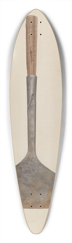 William Frank - Chopping Knife 39.3 inch art pintail longboard deck