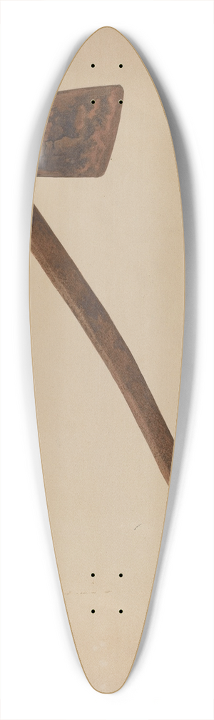 William Frank - Hawsing Iron 39.3 inch art pintail longboard deck