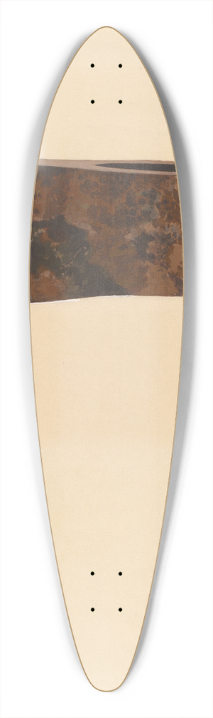 William Frank - Log Marker 39.3 inch art pintail longboard deck