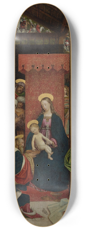 Defendente Ferrari - Adoration of the Magi 8.25 inch art skate deck Defendente Ferrari - Adoration of the Magi 8.25 inch art skate deck