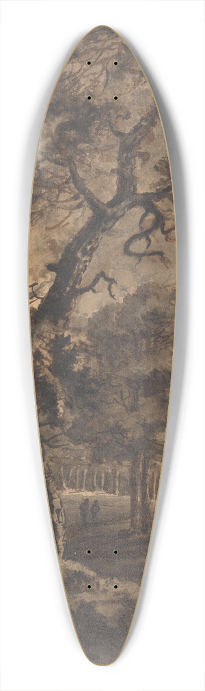 William Gilpin - Forest Scene 39.3 inch art pintail longboard deck