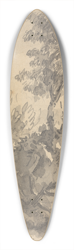 William Gilpin - Landscape 39.3 inch art pintail longboard deck